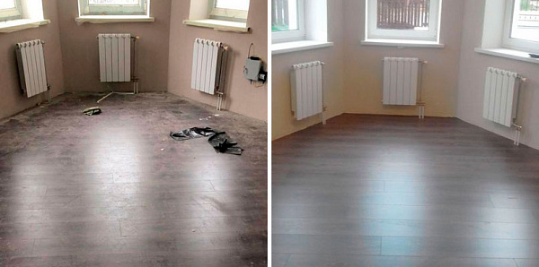 Генеральная уборка коттеджа после ремонта с чисткой бассейна